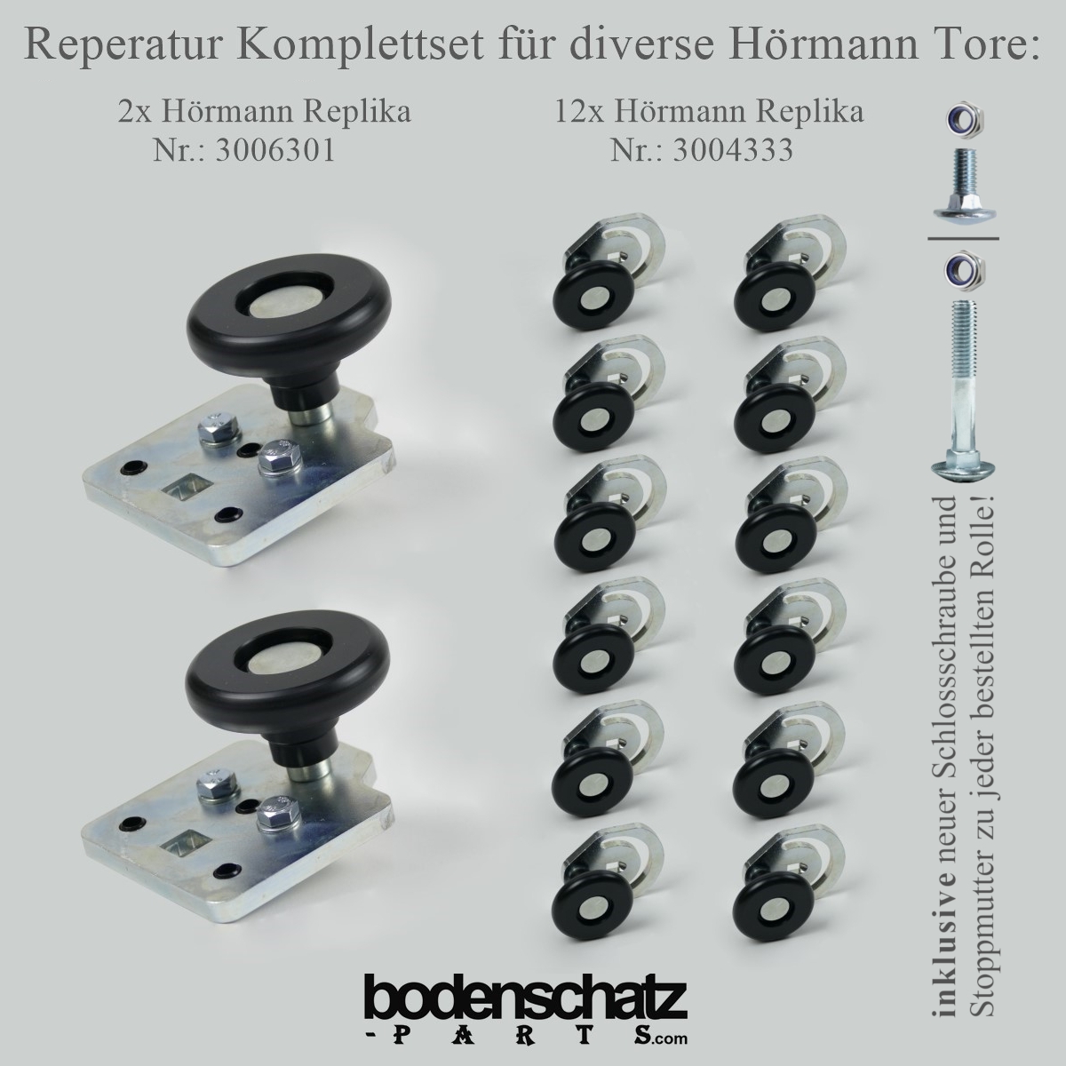 Hubwagenrolle / Laufrolle DRS 82×80 Bo.20 6204-2RS Einbaulänge 80 196901 Hubwagenrolle / Laufrolle DRS 82×80 Bo.20 6204-2RS Einbaulänge 80 196901